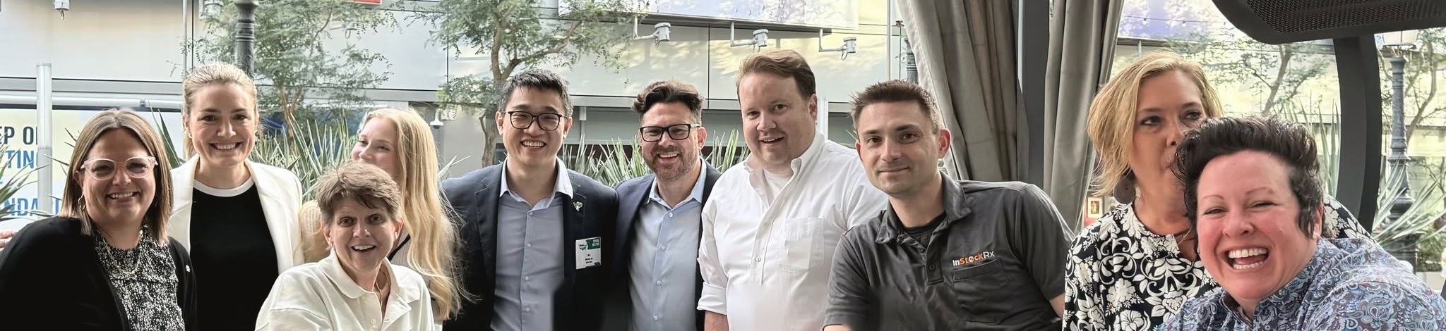The InStockRx team together at an industry event