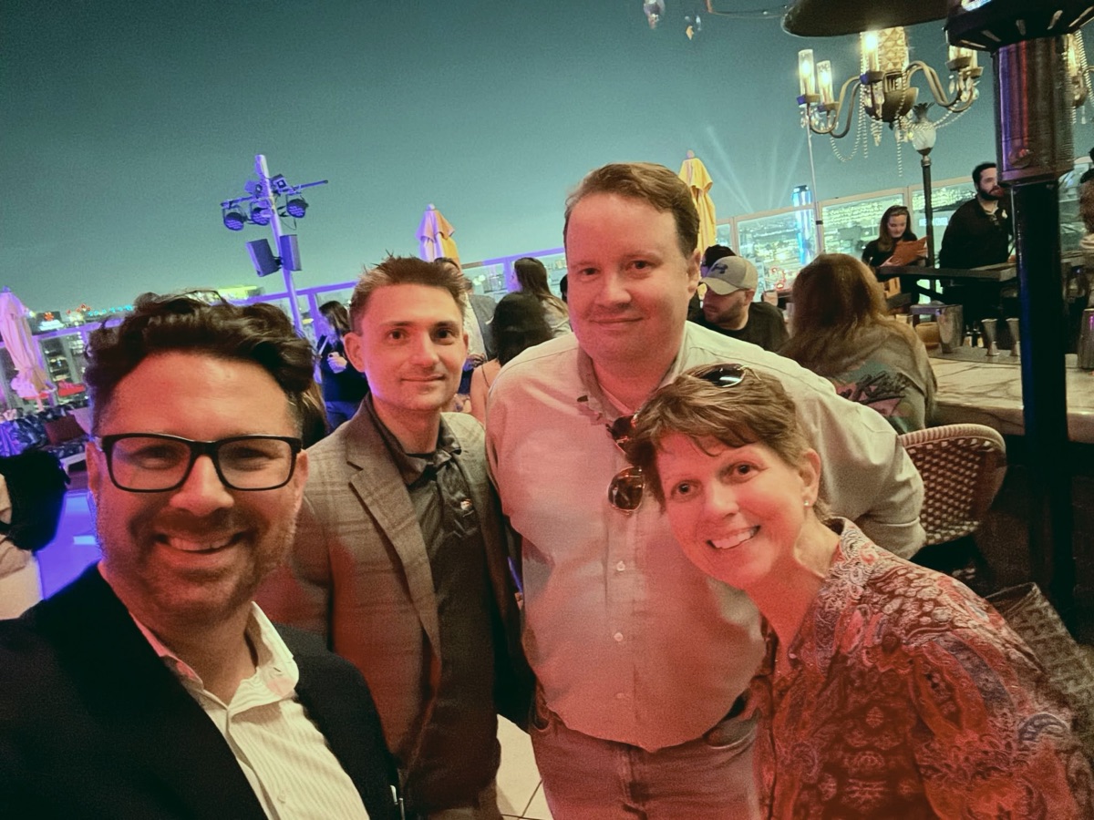 InStockRx team members together on an evening out